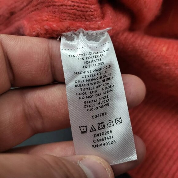 Loft Sweater Womens  Long Sleeve Button Up Cardigan Pockets Knit - Picture 9 of 10